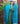 Tiny Taiga Hand-painted Tencel Caftan Robe - Aqua